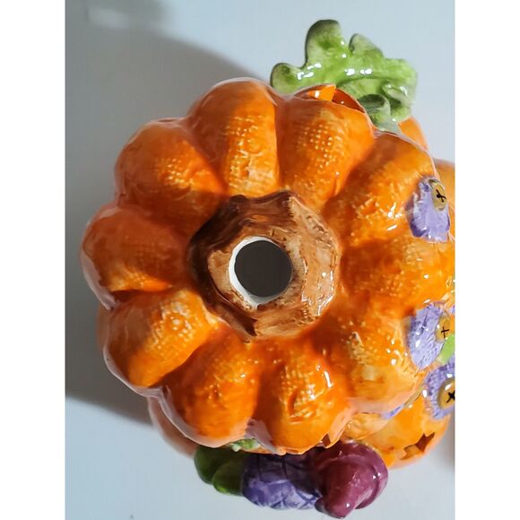 Stacked Halloween Pumpkin Decoration ~Vintage~ - Picture 7 of 8